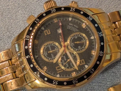 RELOJ DANIEL STEIGER VINTAGE PARA HOMBRE TONO DORADO VARIAS ESFERAS ESLABONES ADICIONALES INCLUIDOS Foto 1 de 4