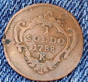 1788-k One Soldo County of Gorizia Italian State Leopoldo II Kremnitz  - Picture 1 of 2