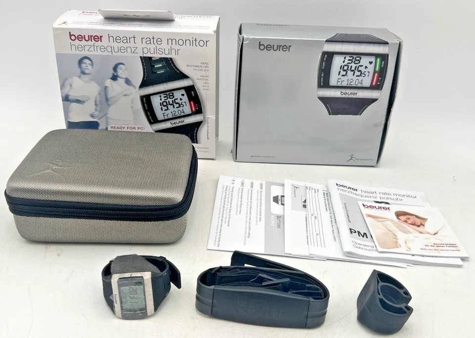 BEURER PM62 HEART RATE MONITOR CALORIES CONSUMPTION, HEART RHYTHM LED, NEW - Image 1 of 4