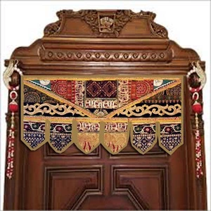 40" INDIA PUERTA VENTANA CORTINA TORAN SARI CORTINA CENEFA TAPIZ NUEVO HOGAR REGALO - Imagen 1 de 8