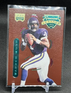 1996 Playoff Contenders Leather Accent Warren Moon #56 Leather accent HOF - Picture 1 of 5
