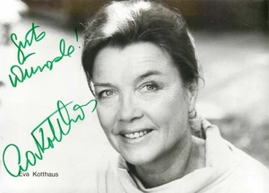 Eva Kotthaus -  - original Autogramm -  - ca. 10x15cm - Autogrammkarte - Picture 1 of 1
