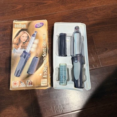 Braun Independent Steam Cordless Gas Brush Styling Tong Duo Styler Boxed  - New - Image 1 of 3