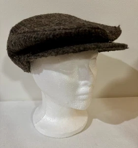Vintage Tweed McGregor Newsboy Flat Cap Hat Size 7/7.5 (Med) Union Made in USA - Picture 1 of 10