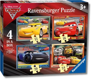 - Puzzles Disney Cars 3 4 Pack | Puzzle Bambini 3 Anni in Su | Regalo Bimba 3 An - Foto 1 di 12