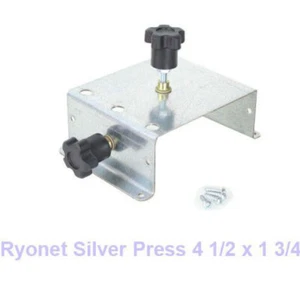 Ryonet Silver Press: 4-1/2 x 1-3/4 Screenprinting Platen Bracket - Picture 1 of 1