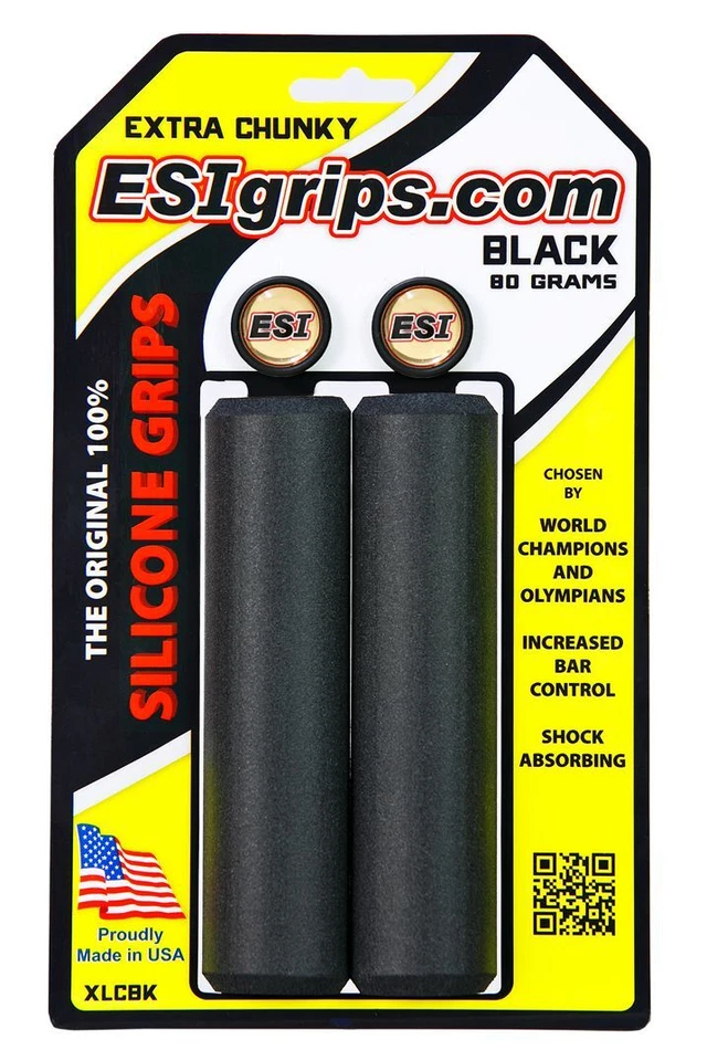ESI Bar Grips MTB Extra Chunky Silicone Black One Size - Image 1 of 1