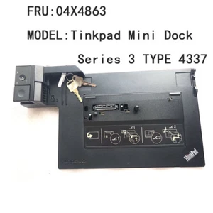 Lenovo ThinkPad Mini Dock Serie 3 Con USB 3.0 con Llave Tipo 4337 04X4683 - Imagen 1 de 7