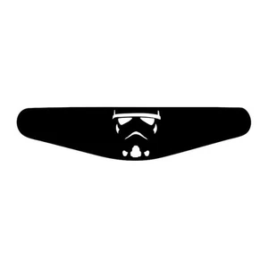 Stormtrooper - Play Station PS4 Lightbar Sticker Aufkleber weiss - Picture 1 of 3