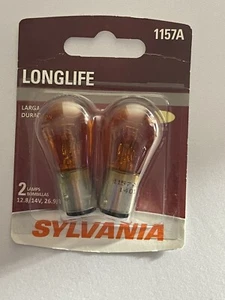 SYLVANIA - 1157A Long Life Miniature - Amber Bulb, Ideal for Park and Turn Light - Picture 1 of 2
