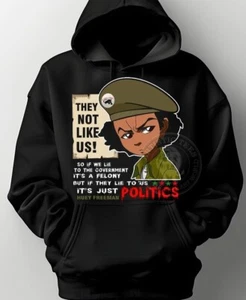 Boondocks Kapuzenpullover, Huey On Politics Uncle Ruckus, Huey Freeman Hoodie - Bild 1 von 3