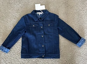Neu mit Etikett 100 % authentisch Dior Kinder blau Baumwolle Jeansjacke-Größe 6 Kinder Unisex - Bild 1 von 10