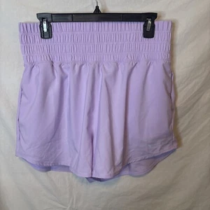 Nike One Women's Dri-FIT Ultra High-Waisted 3" Brief-Lined Shorts, Purple, L - Picture 1 of 7