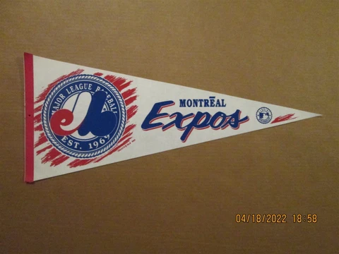 MLB Montreal Expos Vintage Defunct EST.1969 Team Logo Baseball Pennant Cover
