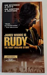 Rudy, The Rudy Giuliani Story (VHS, 2003) - Picture 1 of 6
