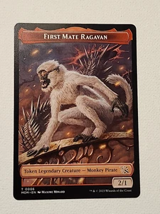 Mtg - First Mate Ragavan Legendary Token March Of The Machine NM - Picture 1 of 3