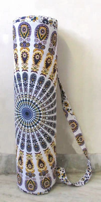 Nuevo Bolso de Yoga Mandala Indio Estera de Gimnasio Hippie Bolso Portador con Correa para el Hombro Lanzamiento Foto 1 de 4
