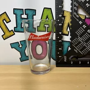 Budweiser Pint 16 OZ Glasfliege Logo - Bild 1 von 2