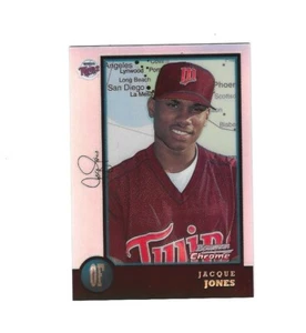 1998 Bowman Chrome International Refractors #143 Jacque Jones MINNESOTA TWINS - Picture 1 of 1