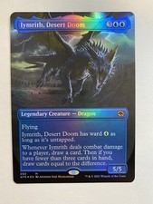 Iymrith, Desert Doom AFR - Borderless - FOIL - MTG *Pack Fresh!!* NM