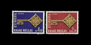 GREECE. EUROPA issue. 1968 Scott 916-917. MNH (BI#14) - Picture 1 of 1