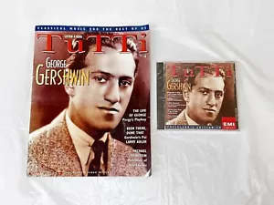 Vintage LISTEN & READ GEORGE GERSHWIN TUTTI MAGAZINE #4 WITH SEALED CD 1994 - Picture 1 of 5