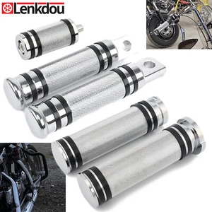 Kit de clavijas de cambio de empuñaduras cromadas de 1" para Harley Touring Sportster XL 883 - Imagen 1 de 15