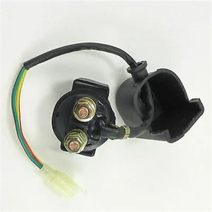 Starter Relay Solenoid W/Ruber Cover For Kawasaki/Honda/Yamaha ATV 056-001 - Picture 1 of 5