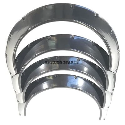 SS TUNING FENDER FLARES Parafango universale largo 75 mm razzi passaruota prolunga passaruota bordi JDM set RUL