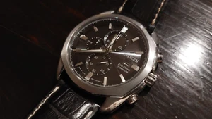 CITIZEN MADE IN JAPAN CHRONO SUPER TITANIUM SAPPHIRE ECO-DRIVE SOLAR MENS WATCH - Picture 1 of 14