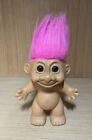 Vintage Troll Doll Russ Naked -Red  Hair Brown Eyes