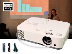 3300 Ansi 3LCD Projecteur pour Réunion Conférence Pièces HD 1080p HDMI USB - Photo 1/9