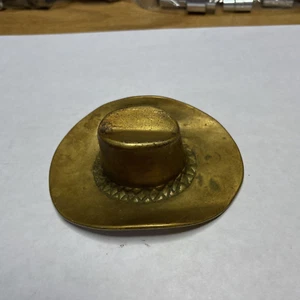 Early Vintage Brass Cowboy Hat - Picture 1 of 8