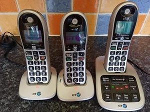BT4500 Trio Digital Cordless Landline/Home phones with answering machine - Photo 1/6
