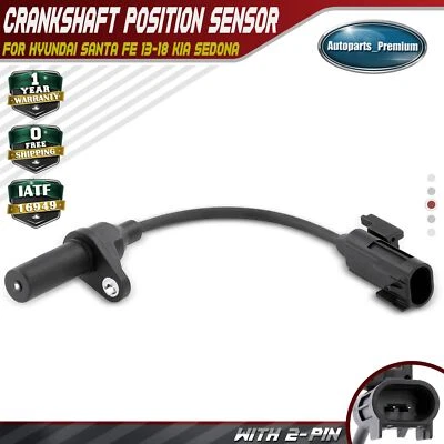Sensor de posición del cigüeñal para Hyundai Santa Fe 2013-2018 3,3 L Azera Kia Sedona Foto 1 de 4