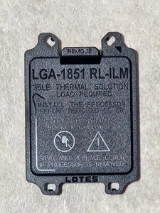 LOTES INTEL LGA 1851 SOCKEL MOTHERBOARD CPU KUNSTSTOFF SCHUTZHÜLLE SCHWARZ - Bild 1 von 2