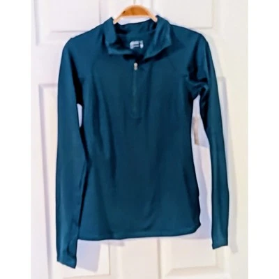 Jockey Half Zip Pullover Athletic Top Moisture Wicking Thumbholes XS NWT - Image 1 of 4