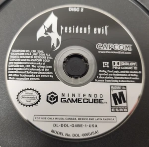 Resident Evil 4 Disc Two 2 ONLY Nintendo Gamecube Tested Working - Picture 1 of 2