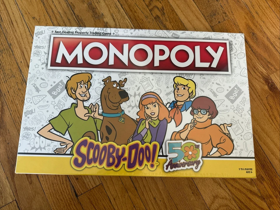 NEW! Sealed 50th Anniversary Monopoly: Scooby-Doo! Board Game - Image 1 of 4