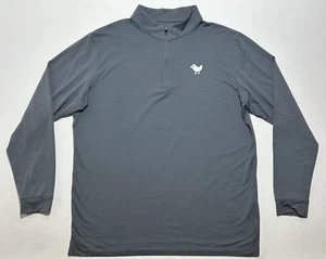 Sudadera Bad Birdie Para Hombre XL Gris 1/4 Cremallera Pullover Golf Rendimiento Elastizada - Imagen 1 de 9
