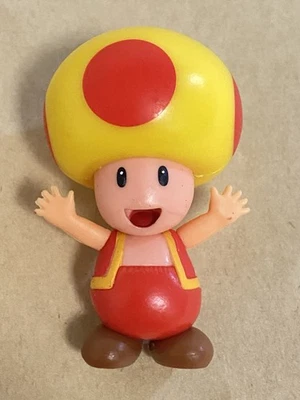 Jakks 2.5” Fire Toad World Of Nintendo Super Mario Figure Toy - Image 1 of 4