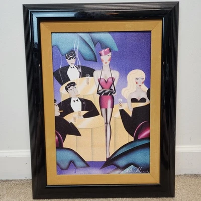 Charutos Robin Morris, cigarros reimpressão arte de parede assinada numerada Deco 1989 - Imagem 1 de 4