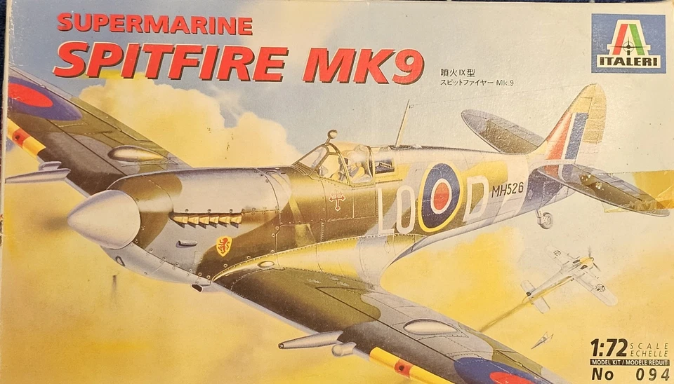 Supermarine Spitfire MK 9 Italeri 1/72 England WW2 - Immagine 1 di 1