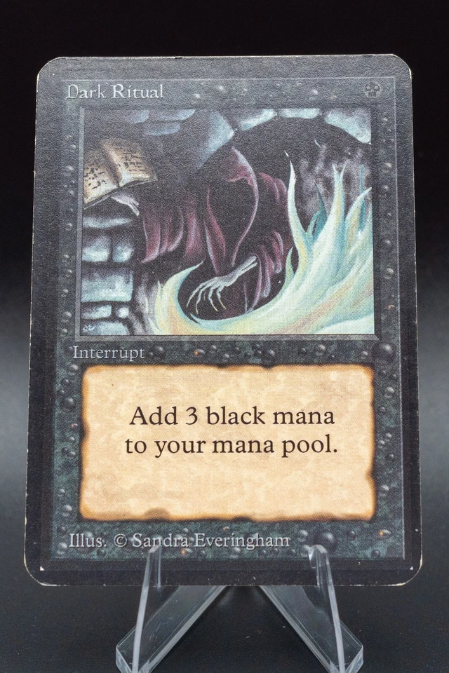 Dark Ritual: 1993 Magic the Gathering - Limited Edition Beta Regular - Image 1 of 2