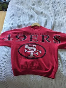 Sudadera De Colección San Francisco 49ers Rojo Negro Pullover Talla XL? XXL? Ver medidas - Imagen 1 de 11