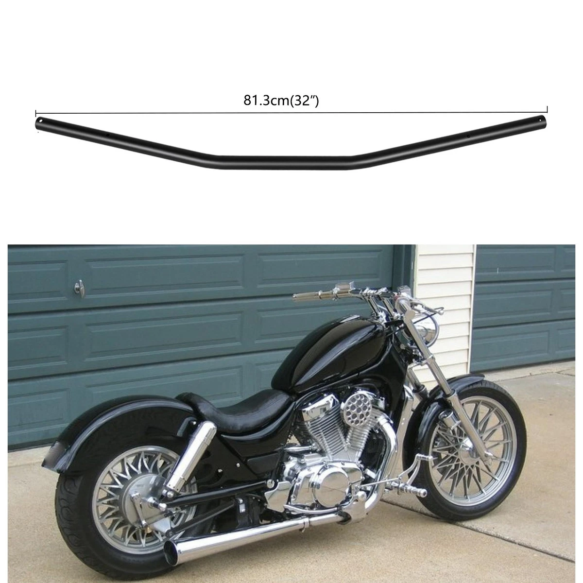 Guidon Ape Hanger Sli 14" Pour Suzuki Intruder VS 1400/600