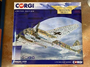 CORGI AA36709 Junkers JU88 A-4 I/KG77 Italy 1942 Limited Edition 1:72 in Box - Picture 1 of 5