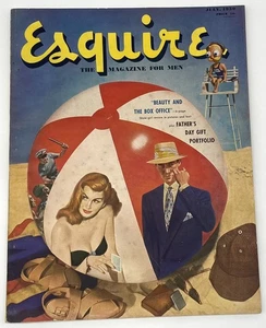 ESQUIRE July 1950 MAGAZINE - ILLUSTRATED COVER NICE ADS - Imagen 1 de 12