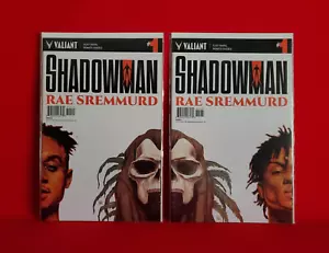 Shadowman Rae Sremmurd 1 October 2017 Valiant Comics Interlock Cover B + C lot - Picture 1 of 9