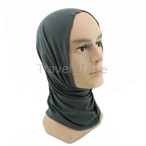 MULTIFUNCTION SEAMLESS HEADWEAR (T352) Outdoor, Walking, Skiing, Cycling BLACK - Picture 1 of 4